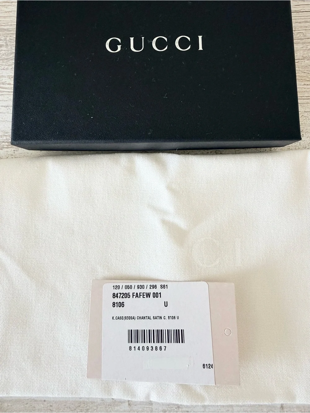 New Gucci GG leather mini wallet cardholder with zip, silver
